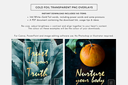 SALE! 144 GOLD FOIL WORD OVERLAYS, an Object Graphic by Illumineer Media & Design (Thumbnail 5 of 8)