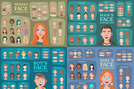 Cartoon Face Constructor