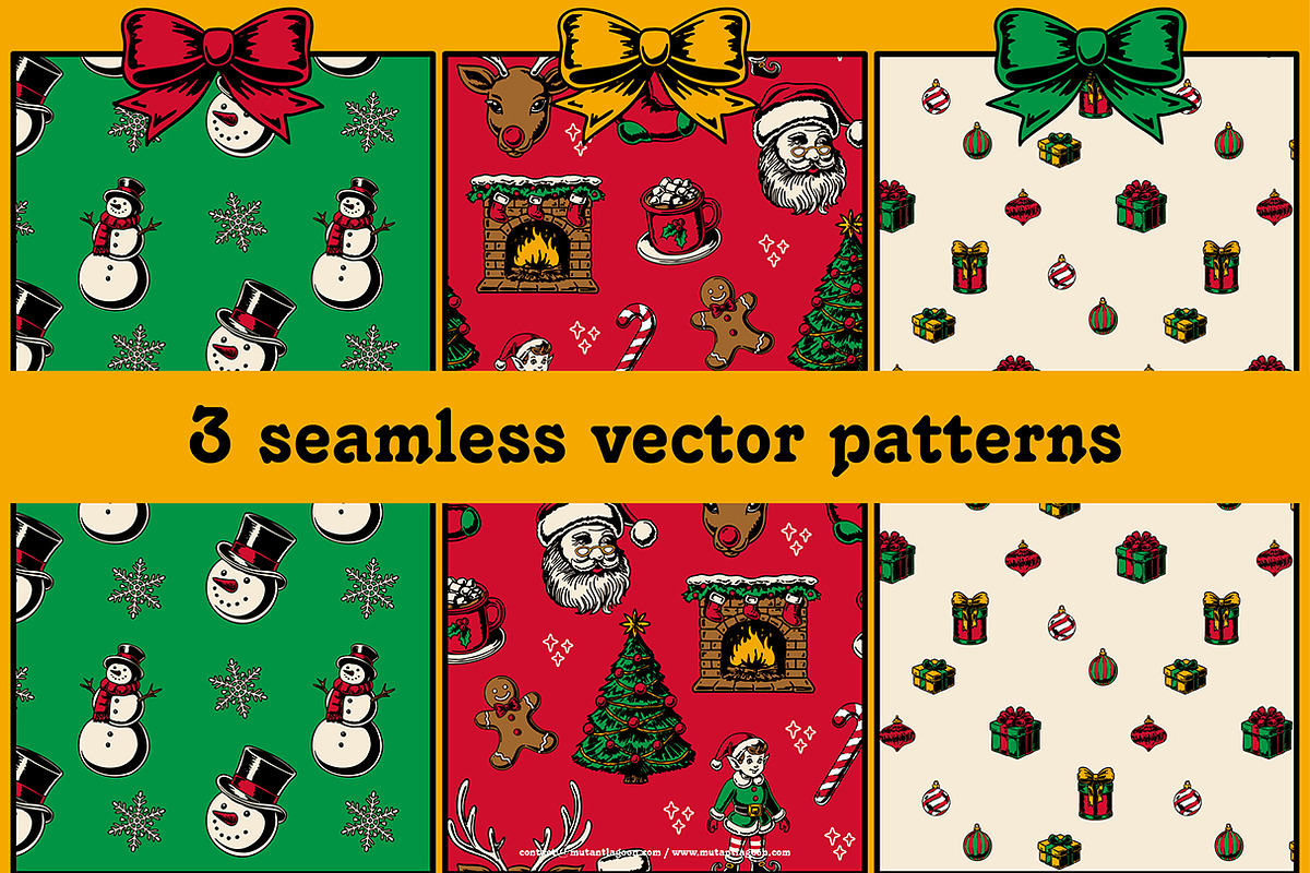 Retro Holiday Illustrations, a Seasonal Illustration by Mutant Lagoon (Photo 5 of 5)