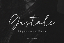 Gistale - Signature Script Font