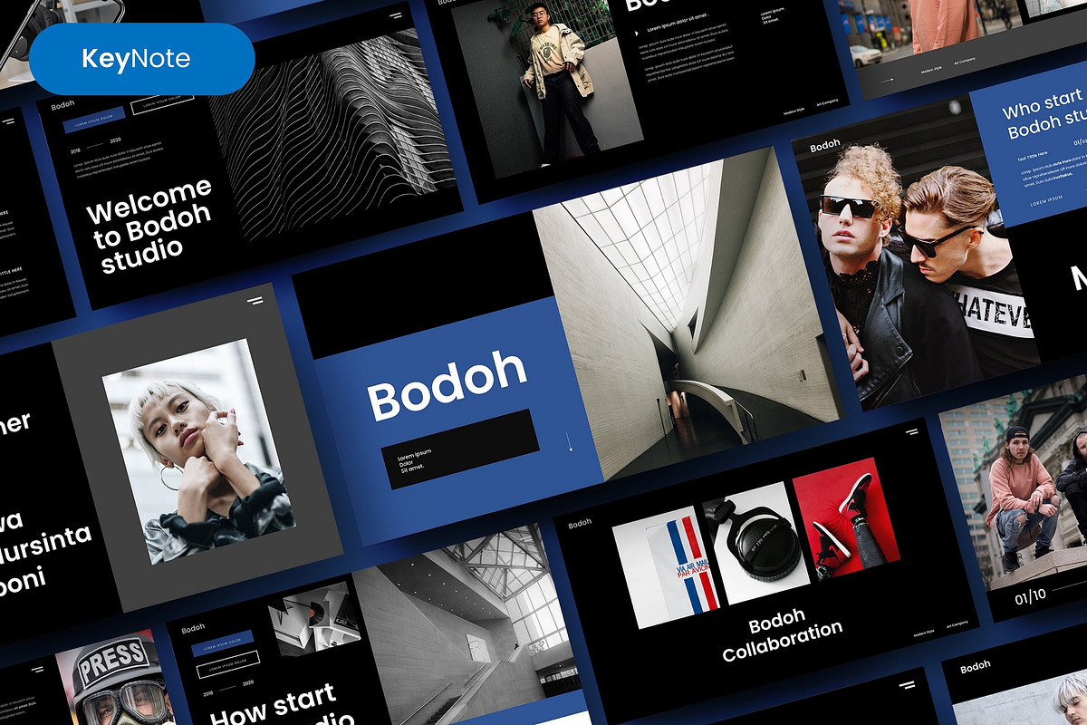 Bodoh – Business Keynote Template, a Presentation Template by Dens Creative Studio (Photo 1 of 6)