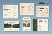 Label Template Set, a Stationery Template by BrandPacks (Thumbnail 1 of 14)