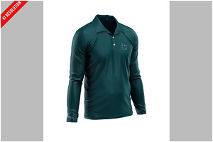 Cotton Longsleeve Mockup, an Advertising Mockup by Bruno's Shop