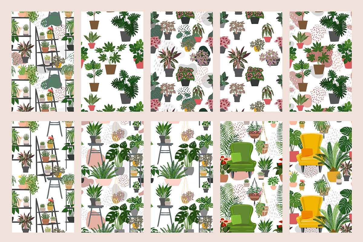 Tropical plants vector., an Illustration by irina.vaneeva (Photo 14 of 15)