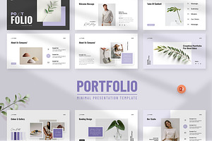 Portfolio Presentation Template, a Presentation Template by KreateTribe