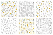 Doodle flowers bundle, a Pattern Graphic by altanaka (Thumbnail 2 of 3)