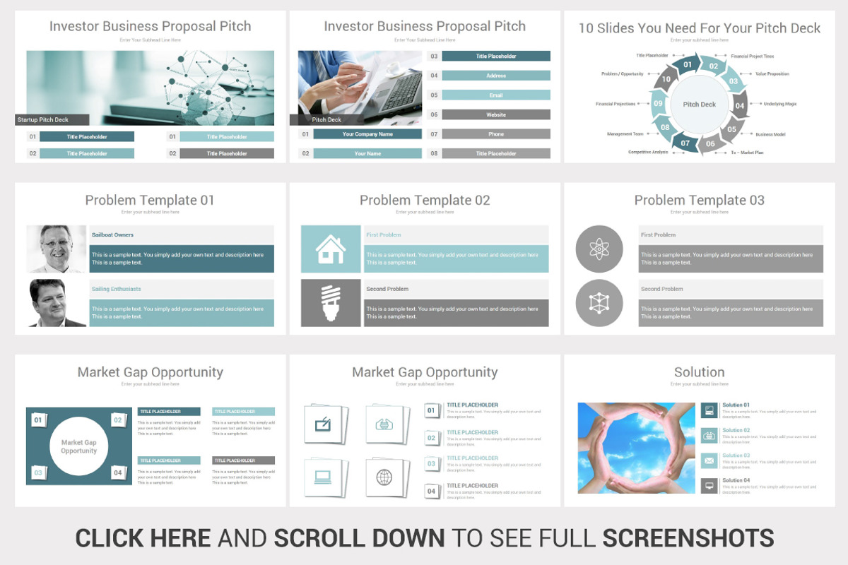 Investor Business Proposal Pitch, a Presentation Template by OceanArt (Photo 6 of 17)