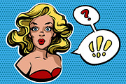 Pop art woman, an Illustration by Ira Cvetnaya (Thumbnail 4 of 6)