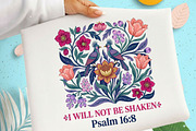 Religious Floral Inspirational Quote, a Seasonal Illustration by Designking (Thumbnail 1 of 5)
