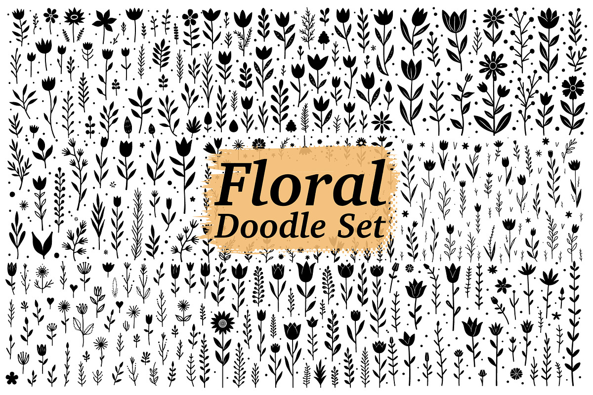 Blooming Botanical Sketch Set, an Illustration by BIPLOB EXPERT