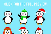 Christmas Clipart Bundle #1, an Animal Illustration by The Digital Download Shop (Thumbnail 6 of 10)