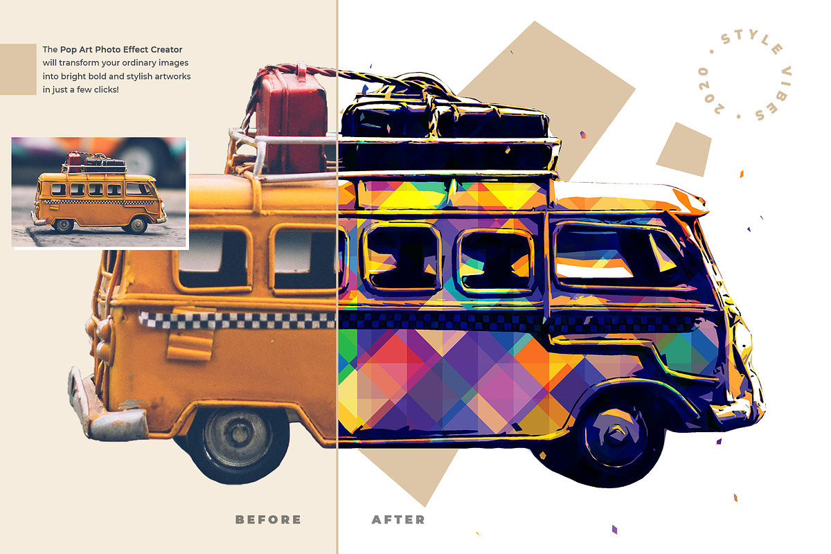 Pop Art PS Action, an Action Add-On by IndWorks Design (Photo 2 of 10)