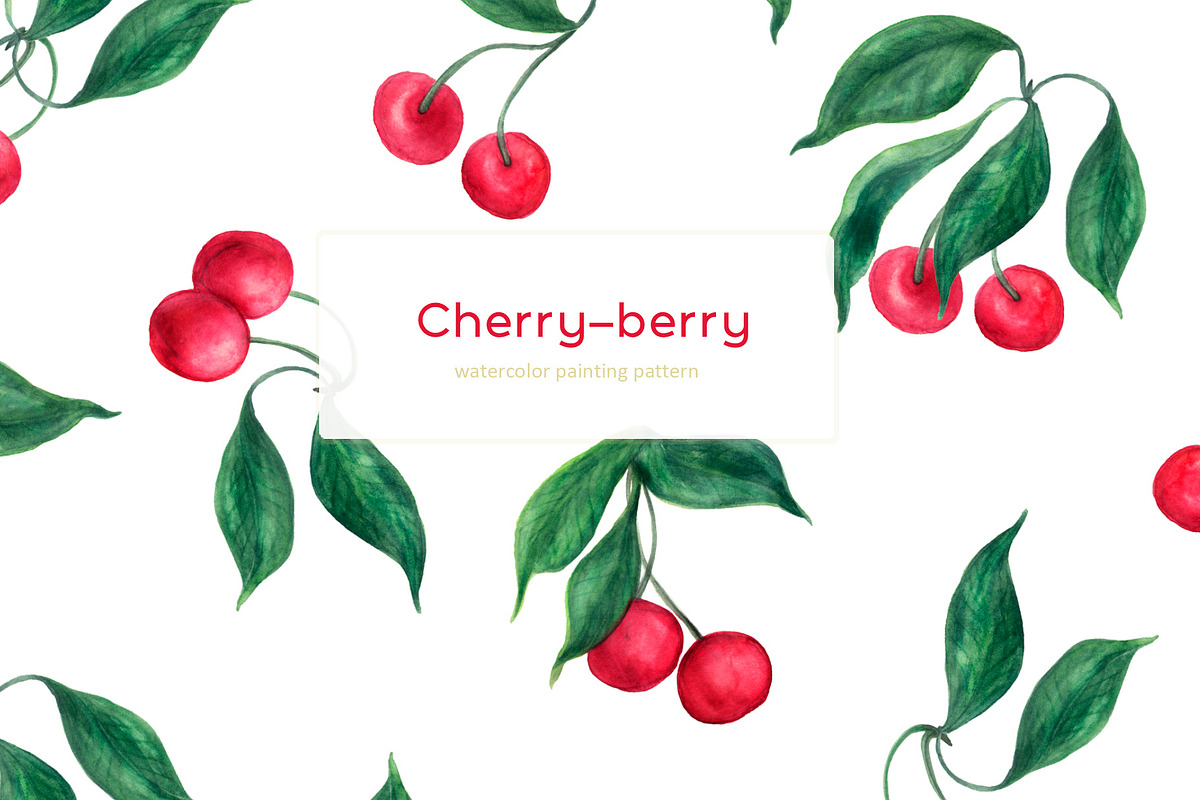 Cherry-berry, a Pattern Graphic by ramika (Photo 1 of 3)