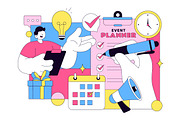 10 Event Planner Illustration, a Work Illustration by denayunebgt (Thumbnail 4 of 4)