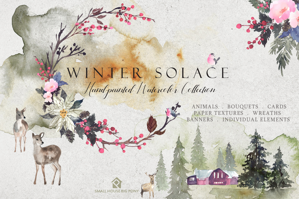 Winter Solace, an Illustration by SmallHouseBigPony