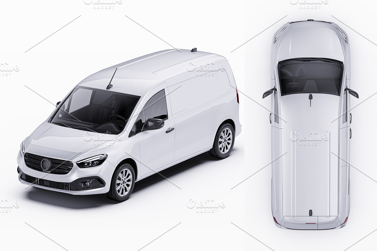 LWB Micro Camper Van Mockup Set, a Product Mockup by Halal Graphic Studio (Photo 15 of 15)