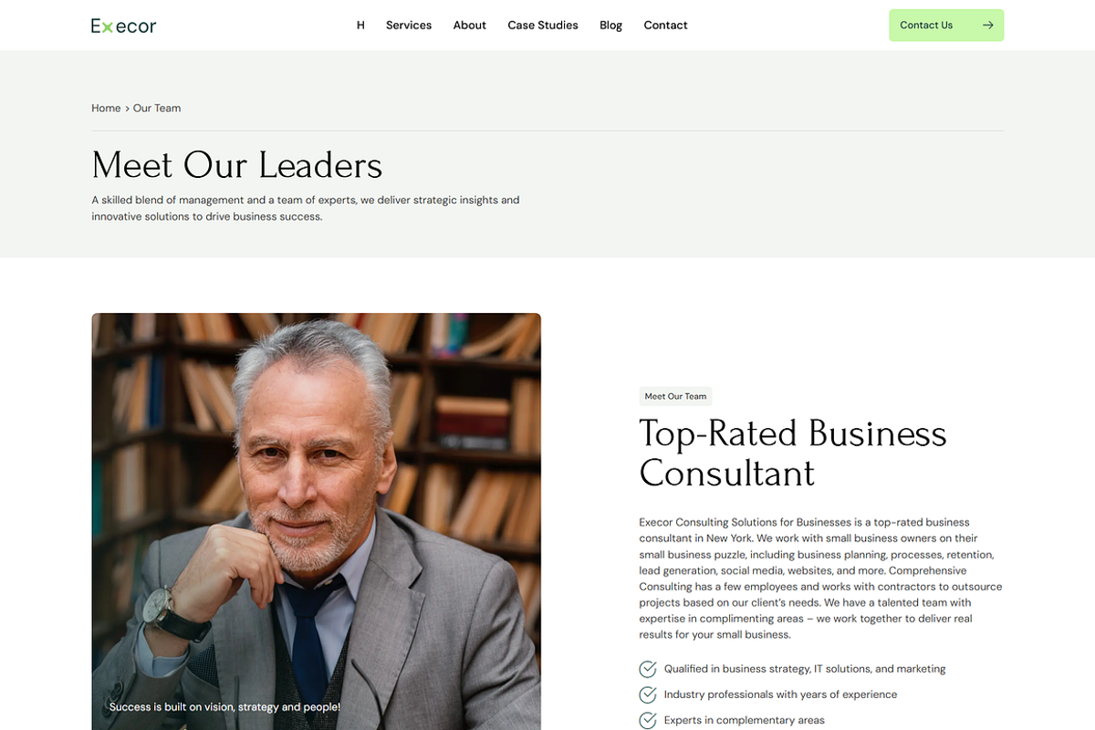 Accounting and Management Consulting, a WordPress Template by MasterDesigns (Photo 4 of 10)