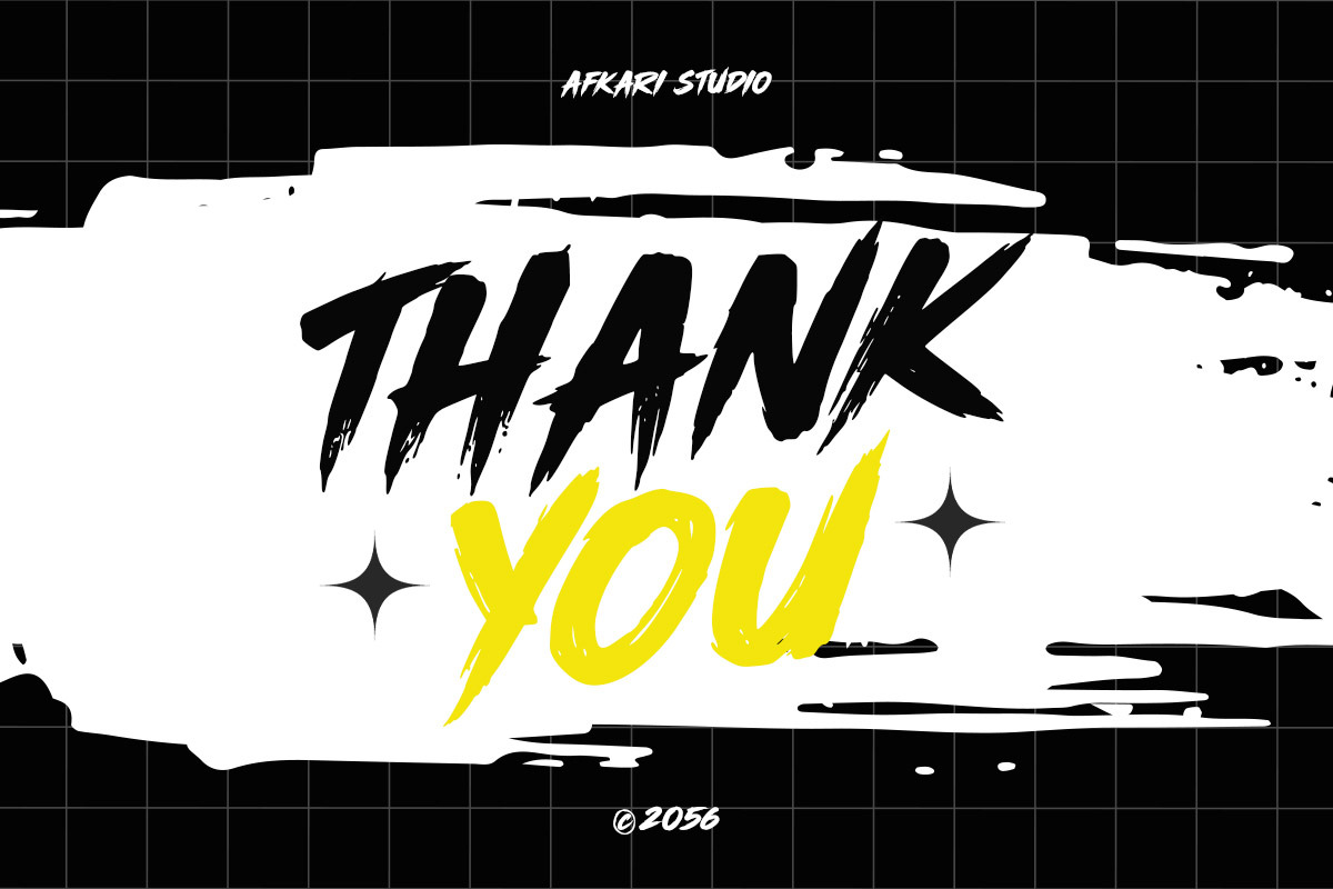 Rush Zone - Handwritting Brush Font, a Handwritten Font by Afkari Studio (Photo 9 of 10)