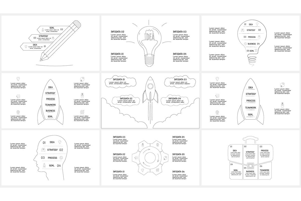 Doodle Presentation Canva Template 1 preview 4