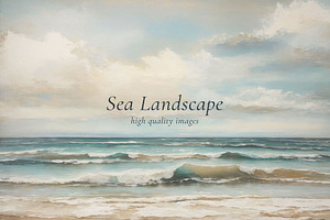 Coastal & Sea Landscape Oil Painting