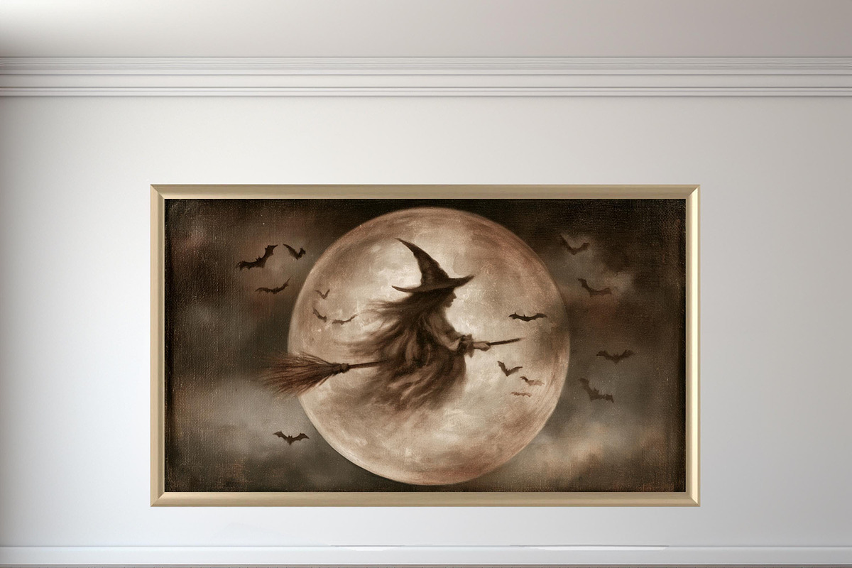 Rustic Halloween Frame Tv Art Set, a Seasonal Illustration by PrintablesByFranklyn (Photo 6 of 16)