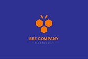 Bee company logo template., a Branding & Logo Template by Anton Akhmatov (Thumbnail 3 of 3)