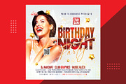 Birthday Night Party, a Flyer Template by MithilaCreation (Thumbnail 4 of 7)