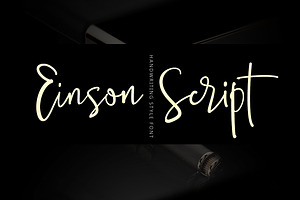 Einson Script Font