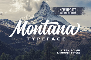 Montana Typeface, a Script Font by Alex Couture