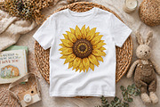 Sunflower Rhinestone PNG, a Seasonal Illustration by Pixels.Craft (Thumbnail 7 of 8)