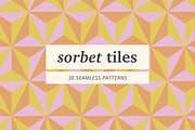 Sorbet Tiles Seamless Patterns, a Pattern Graphic by KT Designs (Thumbnail 1 of 8)