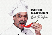 Paper Cartoon Art, an Action Add-On by DesignCave (Thumbnail 1 of 5)