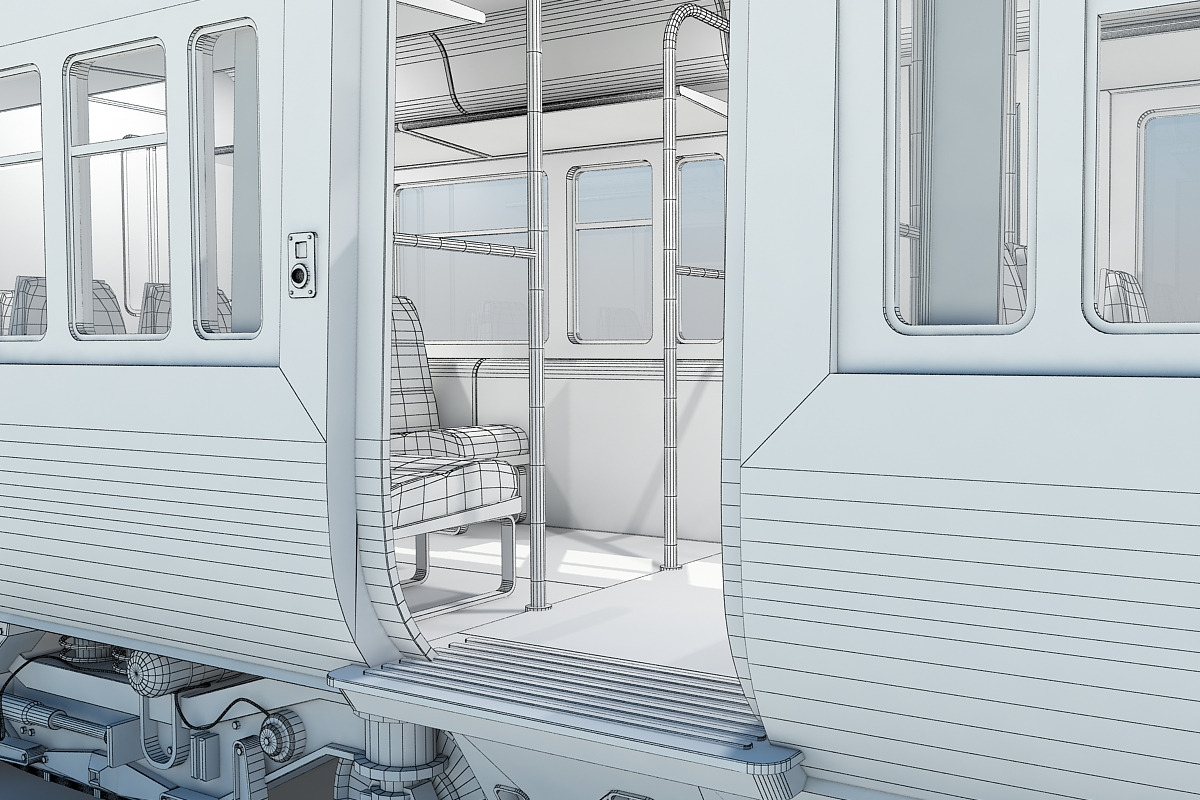 3D Train 05, a Cars & Vehicle 3D Model by Giimann (Photo 11 of 16)