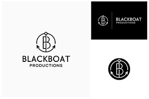 Anchor Line Letter B Boat Ship Logo, a Branding & Logo Template by Enola99d