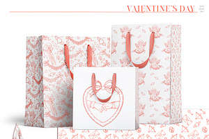 Valentine's Day Patterns And Clipart