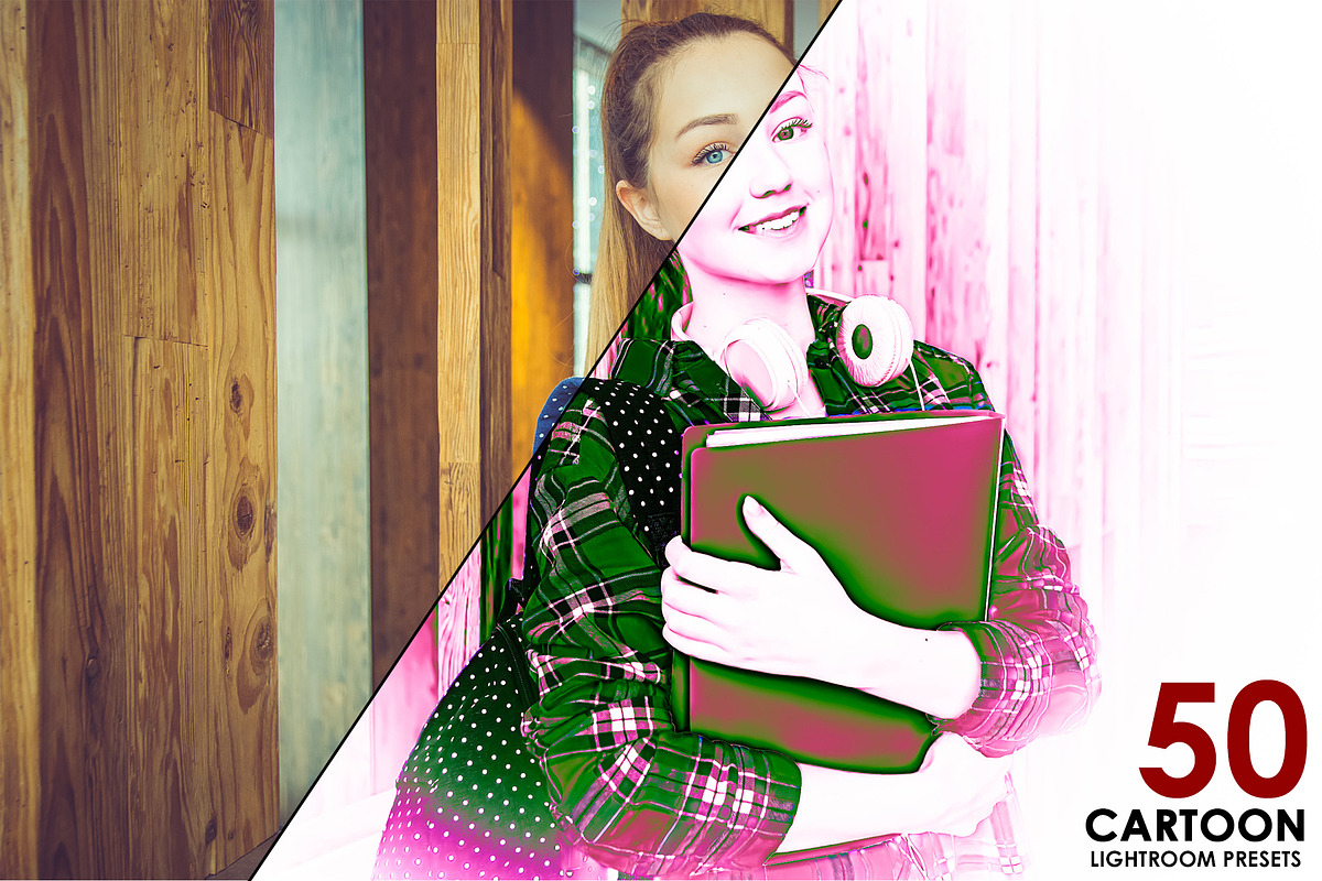 50 Cartoon Lightroom Presets, an Action Add-On by KnightWipers (Photo 5 of 5)
