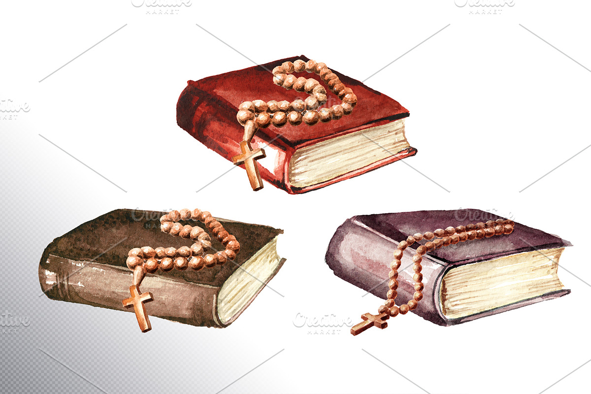 Catholic. Watercolor collection, an Object Illustration by Daria Ustiugova (Photo 4 of 12)