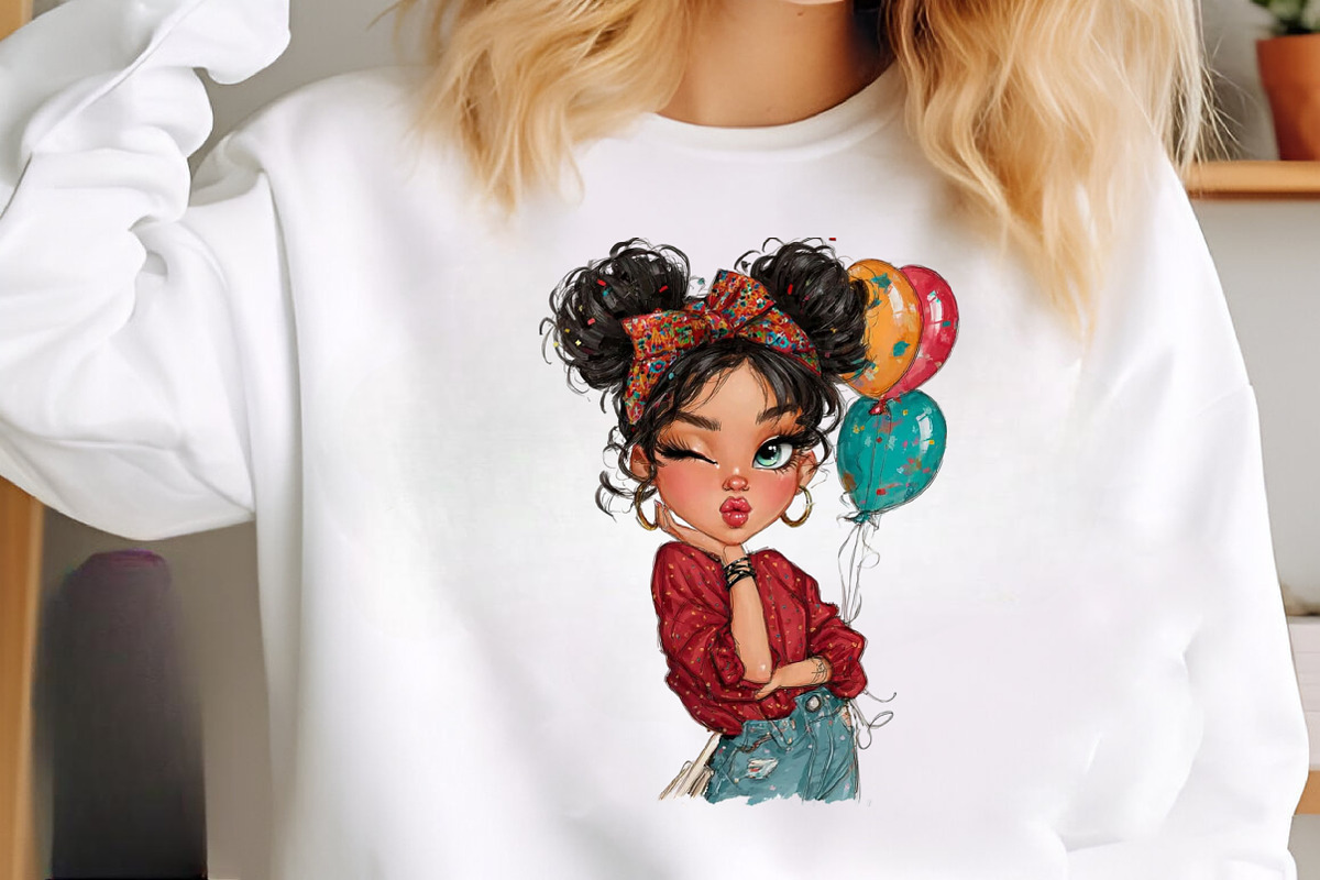 Quirky Girl New Year Clipart, an Illustration by SinaCreation (Photo 6 of 11)