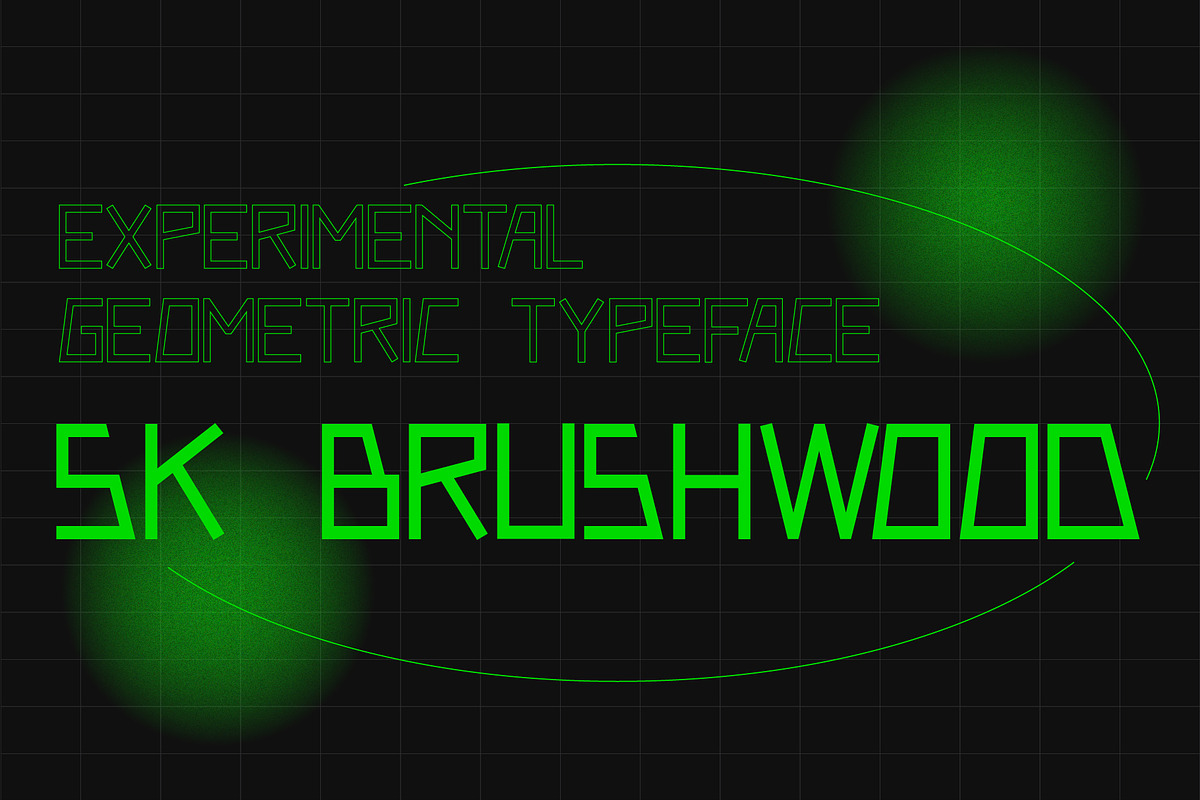 SK Brushwood — Geometric Font, a Font by Shriftovik Type Foundry (Photo 2 of 10)