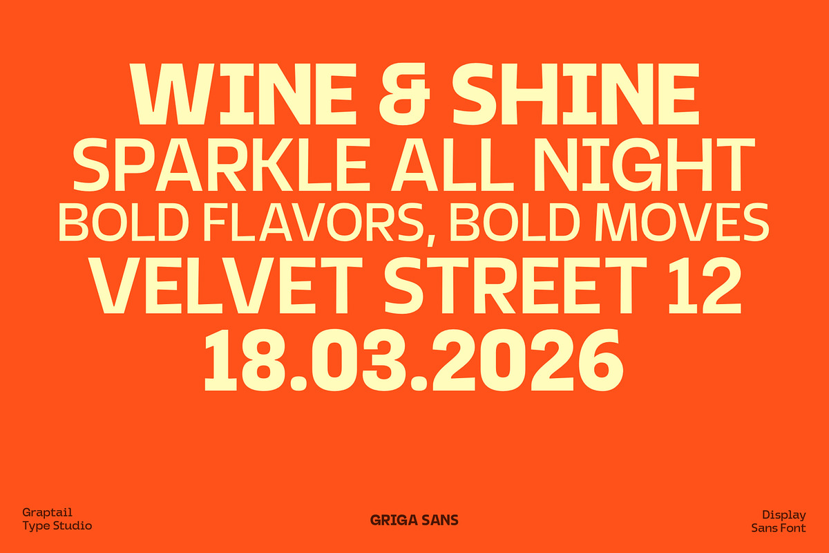 Griga Sans - Font Family, a Sans Serif Font by Graptail (Photo 15 of 18)