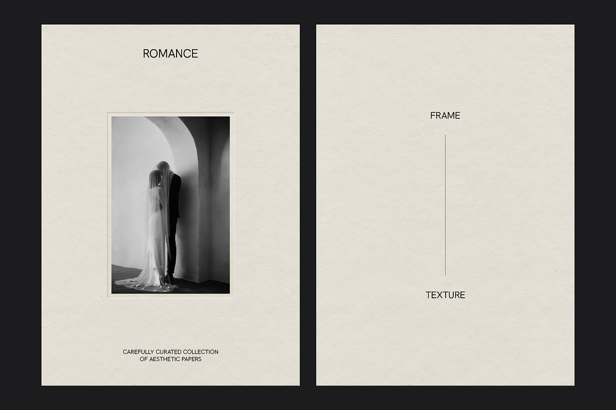 ROMANCE Paper Frames & Textures, a Texture Graphic by Aesthetic Eye (Photo 4 of 9)