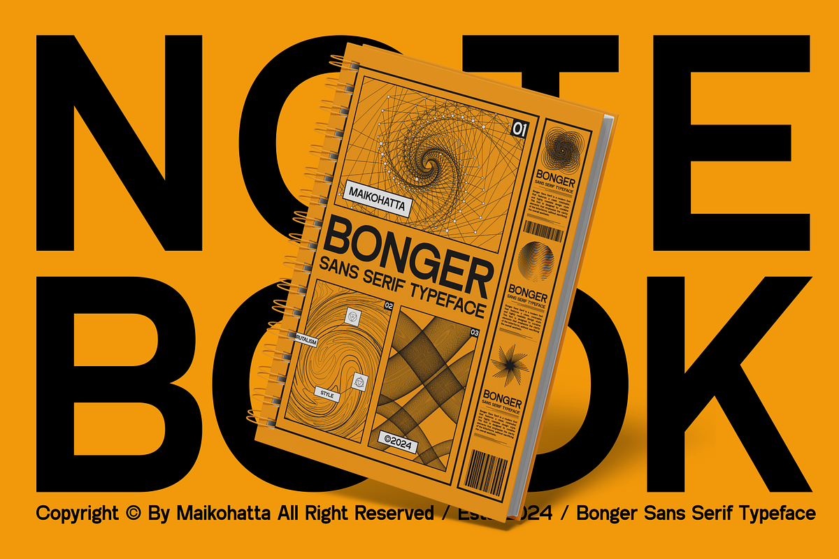 Bonger - Sans Serif Typeface, a Sans Serif Font by MaikoHatta (Photo 4 of 7)