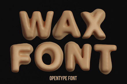Wax Font, a Font by Handmadefont