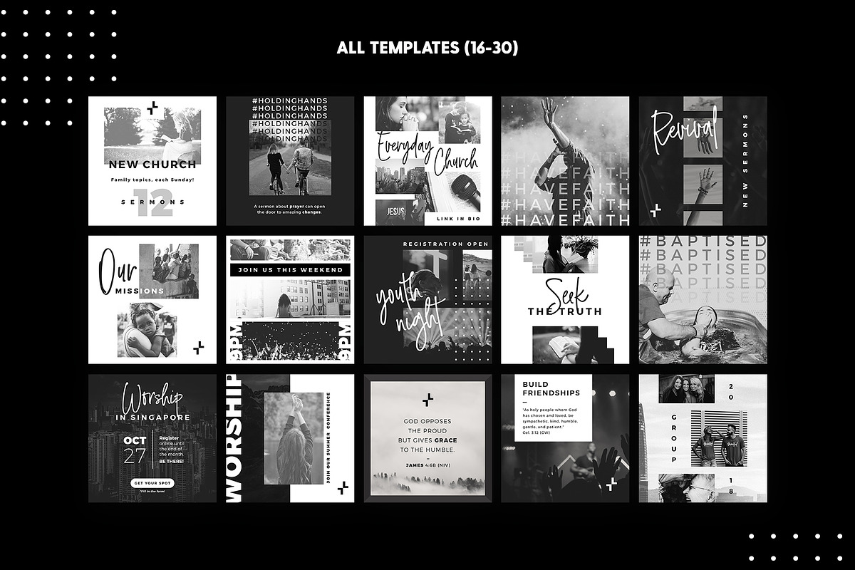 New Church - Social Pack, a Social Media Template by The Wedding Shop (Photo 4 of 6)