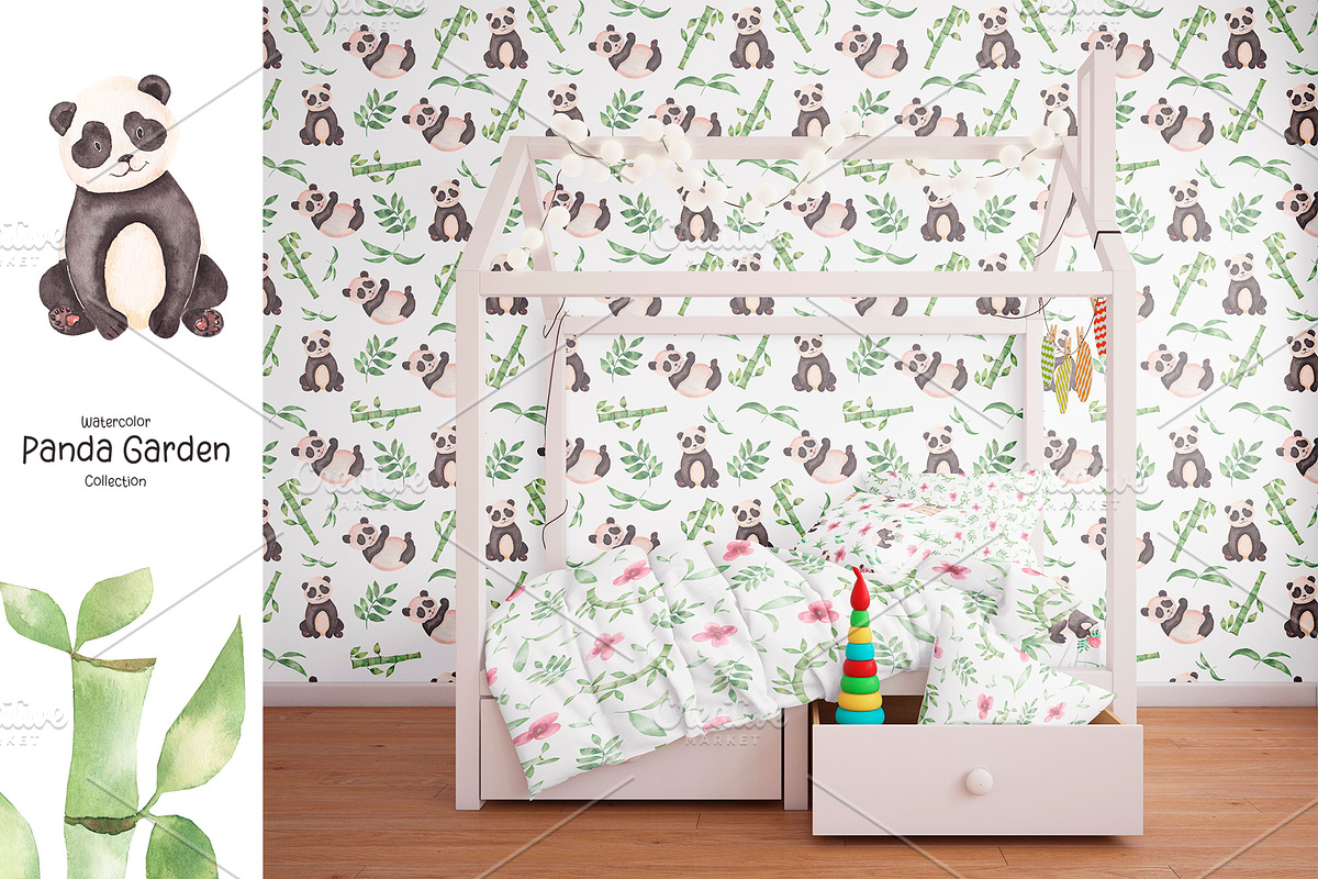 Panda Garden, an Animal Illustration by MayaNavits (Photo 17 of 19)