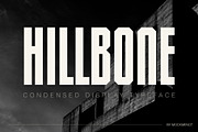 Hillbone - Condensed Display Font, a Sans Serif Font by Mockmenot (Thumbnail 1 of 7)