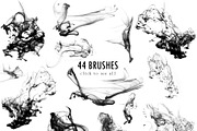 44 Photoshop Smoke Brushes, a Brush Add-On by Struvictory.art (Thumbnail 2 of 6)