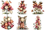 Whimsical Easter Foxglove Clipart, an Illustration by DreamArtGraphic (Thumbnail 4 of 5)
