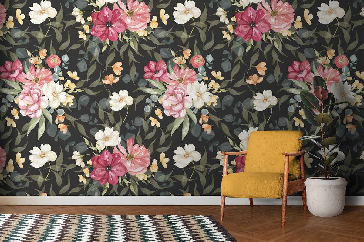 HONEY FLOWERS. watercolor collection, a Decorative Illustration by Ooh Lily (Photo 5 of 15)