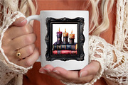 Watercolor Black Books and Frames, a Seasonal Illustration by designcity5 (Thumbnail 5 of 5)